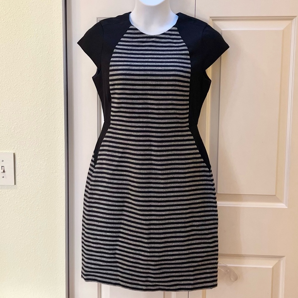 J. Crew suiting striped dress